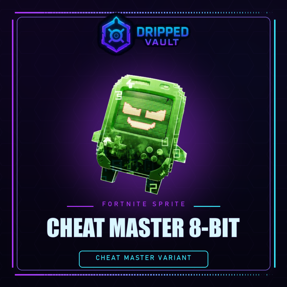 Cheat Master 8-Bit Fortnite Sprite Unlock