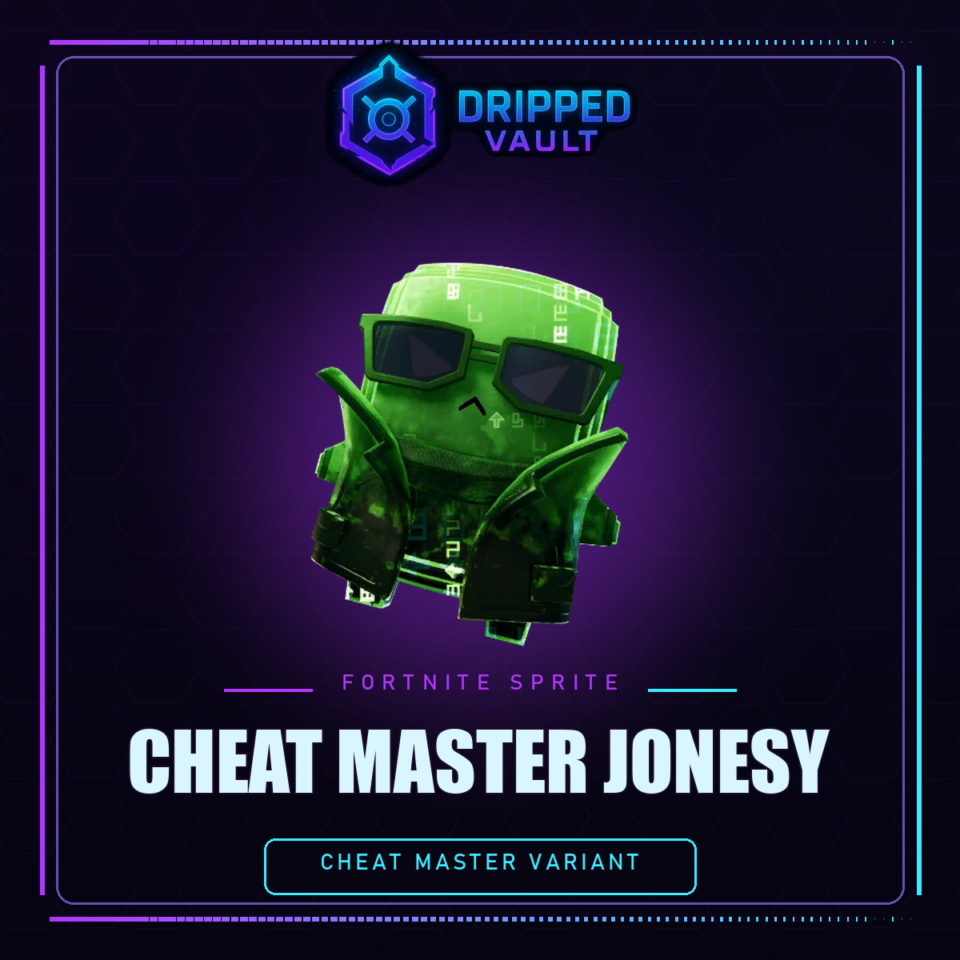 Cheat Master Jonesy Fortnite Sprite Unlock