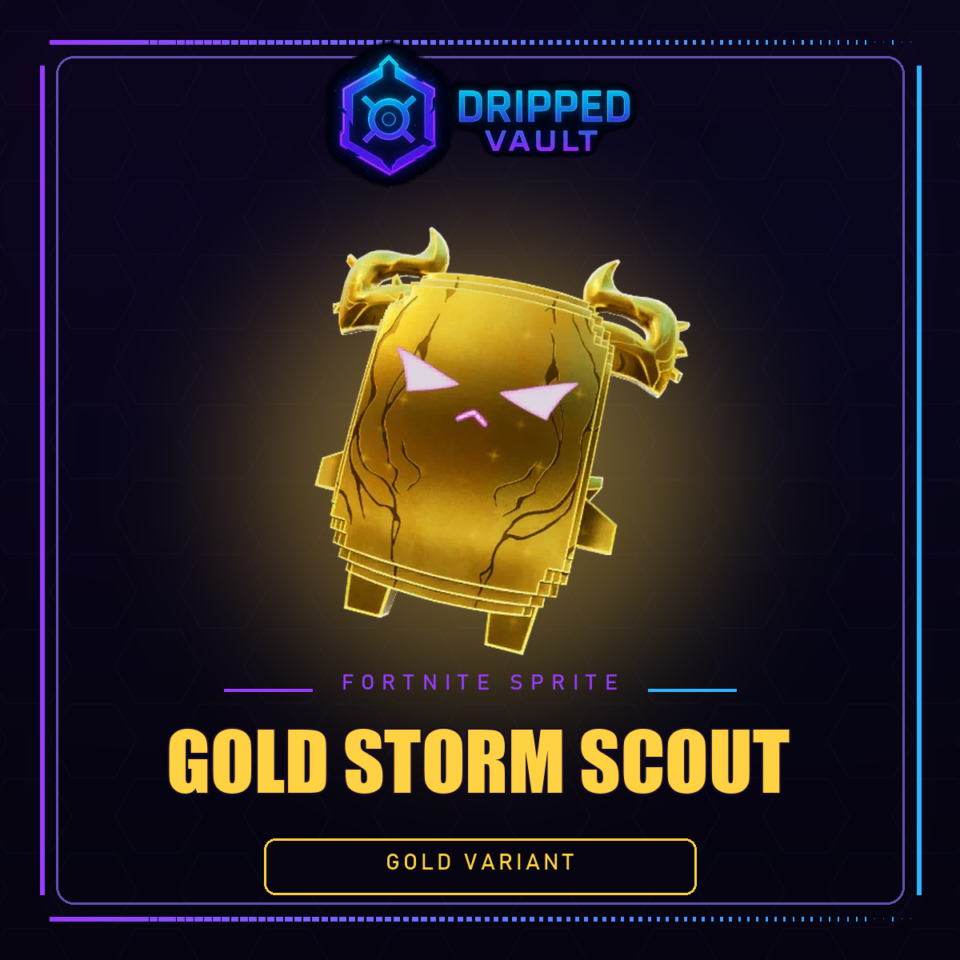 Gold Storm Scout Fortnite Sprite Unlock